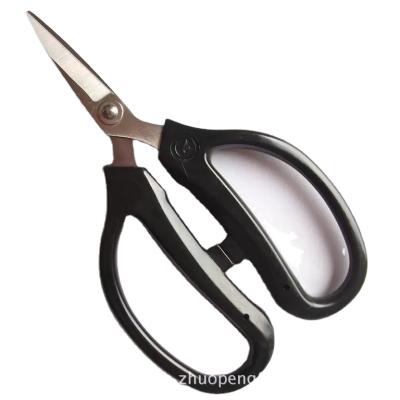 China Professional Universal Cutting Stainless Steel Multifunctional Household Wire Black Scissors For Kitchen for sale