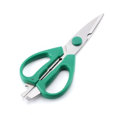 China Morden Universal Kitchen Scissors Stainless Steel With Household Plastic Handle Multifunctional Kitchen Scissors for sale