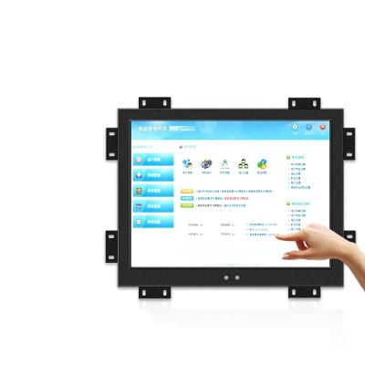 China IP65 Touch Screen Protection 19 Inch Square Capacitive Touch Screen Monitor Multi Touch Screen LCD Display With VGA DVI BNC AV TV Output for sale