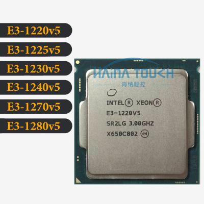 China Original Server Intel Xeon E3-1220V5 1225v5 1230v5 1240v5 1270V5 1280V5 CPU 3.00GHz LGA1151 Processor for sale