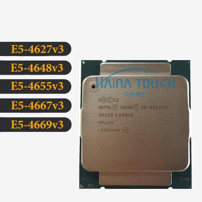 China Original Intel Xeon E5 4627V3 4648V3 4655V3 4667V3 Server CPU SmartCache FCLGA2011-3 Server CPU Processor for sale