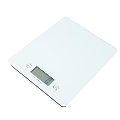 China Food Weight Measuring Smart Tempered Glass Kitchen Electronic Food Scale Smart Nutrition Scale for sale