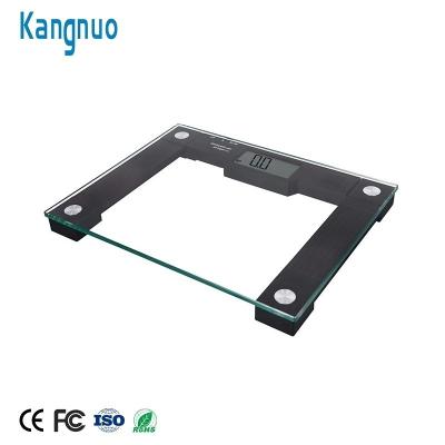 China Customized 5MM Scale 250kg 550lb Digital Tempered Glass Talking Electronic Bathroom Scale With Voice Function for sale