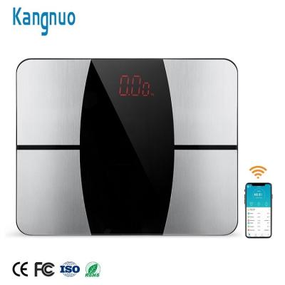 China Best Wifi Quality 180Kg Smart LED Display Digital Tooth Body Fat Analyzer Blue Scale for sale