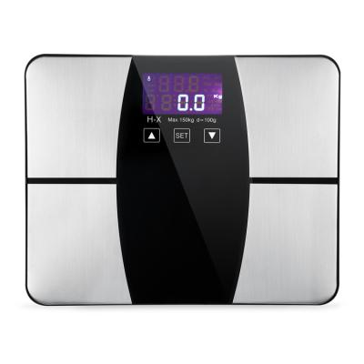 China 5MM Tempered Glass Auto Top Off 180Kg 396Lb 1Byone Accuracy Electronic Balance Body Fat Scale for sale