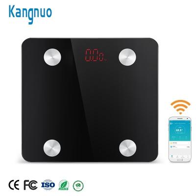 China Water Content Measuring Top Selling Digital Electronic Smart Blue Tooth APP Bathroom Weighing Body Fat Scale for sale