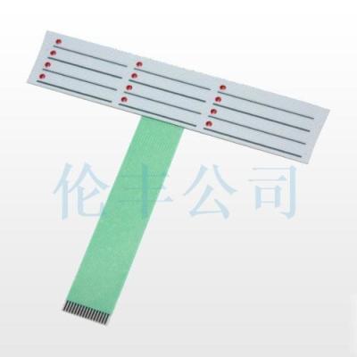 China PC Adhesive Contact Resistance 100Ω Backlight Keypad Membrane Switch Operating Force 50g To 500g zu verkaufen