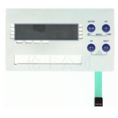 China Frosted Membrane Keypad Overlay Fassade für Hochleistungs-Anwendungen zu verkaufen