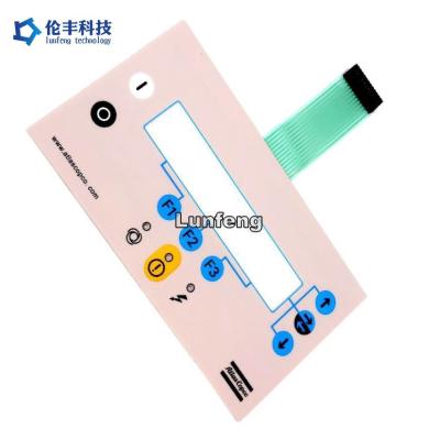 China PVC Membrane Key Type Lighted Membrane Keypad for Customized for sale