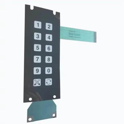 China Customized Membrane Keypad Overlay Thin Durable and Customized ABS Material for sale