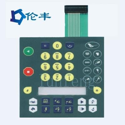 中国 防水Custom Membrane Switches Keypad RAL Color 3M Adhesive 販売のため