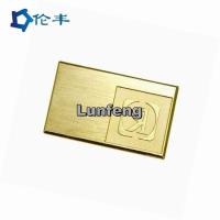 China Die Stamping Aluminum Nameplate Logo RAL AL1060 Stainless Steel for sale