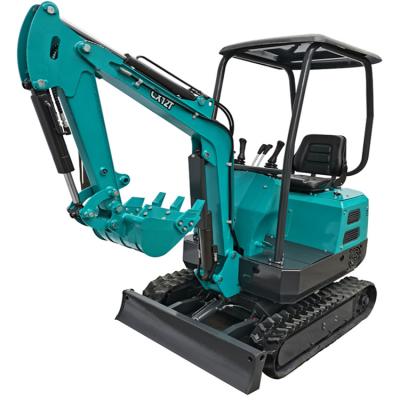 China Multifuction CX12T high quality low price compact crawler excavator micro diesel excavator to small mini with closed cab for sale