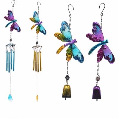 China Good Quality Durable Colorful Wind Chime Wholesale Custom Glass Wind Chime Beautiful Glass Wind Rings Outdoor Metal for sale