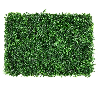 China Wholesale Eco-friendly Artificial Plastic Green Plant Wall Background Lawn Plant Simulation Flower Decorative Wall for sale