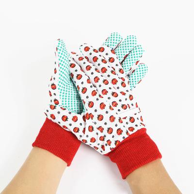 China Simply Wholesale Twill Protective Gloves Floral Home Gardening Gloves Bulk High Quality Garden Work Gloves for sale