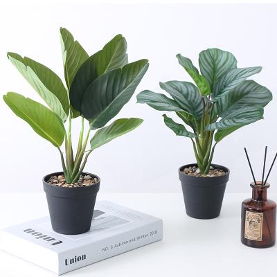 China Hot Selling Durable Simulation Flower Artificial Plants In Pots For Home Indoor Artificial Bonsai Plant Decor Artificial Plant for sale