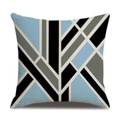 China Folded Cushion Cover Geometric Printing Modern Cushion Covers Geometric Cushion Cover for sale