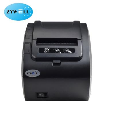 China Wholesale High Quality Black And White Top Selling Payment POS Machine Desktop 80mm WIFI Display Thermal Printer ZY307 for sale