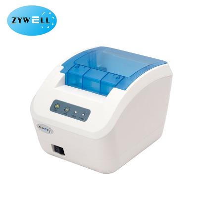 China Price Label Printer black and white original direct wifi thermal printer factory Zywell thermal printer for sale