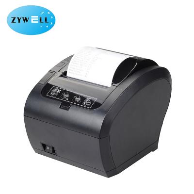 China ZY306 Small Black And White Portable Receipt Printer Desktop 80mm POS Printer With WIFI , Black And White Optional for sale