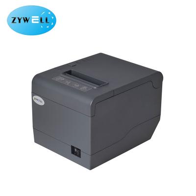 China Supermarket 80mm thermal receipt printer black and white bluetooth printer in stock fast delivery Zywell zy808 for sale