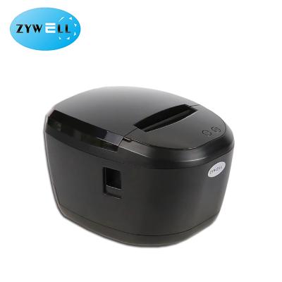 China Zywell Commercial Grade Thermal Paper Printer 80mm Receipt Printer Black POS Printer for sale