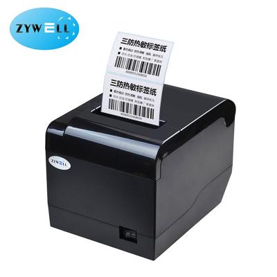 China Zywell Bluetooth 20mm-80mm Black And White Thermal Label Barcode Printer ZY809 for sale