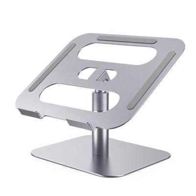 China Other stable column can lift rotating adjustable aluminum alloy laptop stand for sale