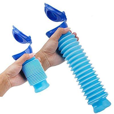 China Modern Emergency Portable Urinal Pull Out Toilet Pee Bottle Blue Urinals Washable Travel RV New for sale