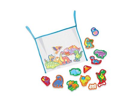 China EVA Foam Bathtub Stickers Packing Toy Classic Items Mesh Bag Time Cognitive Floating Animal Toys Baby Shower Stickers for sale