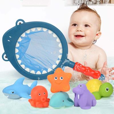 China Cognitive Floating Toy Top Selling Baby Floating Squirt Bathtime Fun Learning Education Toys Baby Bath Squirt Toys for sale