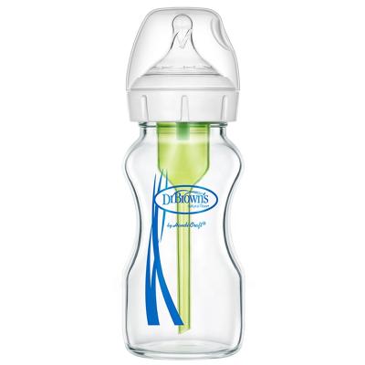 China Dr. Brown Options+ Wide-Neck Baby Bottle BPA Free, 5 oz Baby Bottle Gift Set Baby Milk Bottle for sale