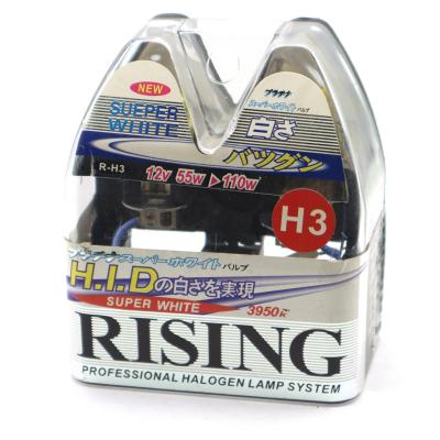 China Super White Halogen Light Bulb H3 12V 55W Car Accessories H3 for sale