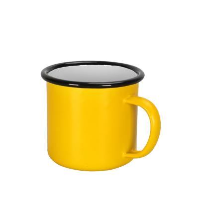 China Low MOQ Sustainable Cheap Enamel Mug With Custom Logo Enamel Coffee Pot And Mugs for sale