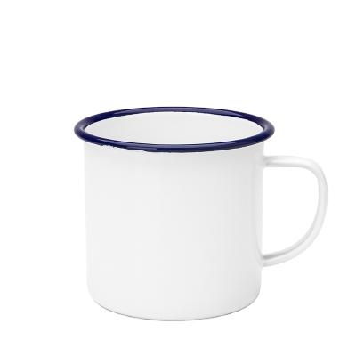 China Viable Factory Wholesale Sublimation Enamel Empty Mug for sale