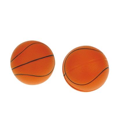 China Anti Squeeze Promotional Foam PU Foam Toy Custom Stress Ball Anti Squeeze Basketball for sale