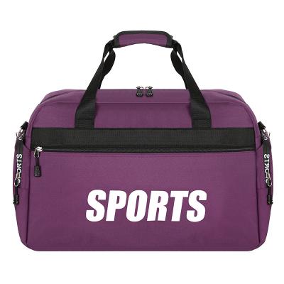 China Polyester NATIONAL Travel Hiking Designer Sport Bags Lady Custom Travel Duffel Fleece Gym Sports Luggage Travel Bags For Women Men for sale