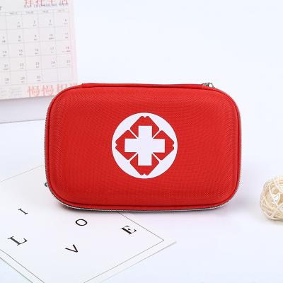 China Promotional Small Size Waterproof EVA Box Medicine Storage Bag Mini Home First Aid Pouch Kit Bag For Car for sale