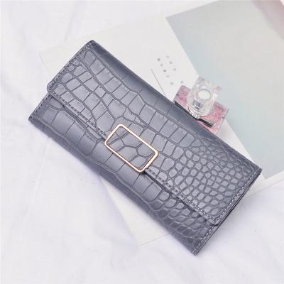 China Hot Selling RFID Females Grabs Women Wallet PU Purse Card Holder Wallet Ladies Leather Purses For Women for sale