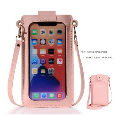 China RFID Wallet Women Touch Screen Phone Clutch Multifunctional Mobile Lady Bags Clip Large Capacity Travel Card Holder Passport Cover for sale