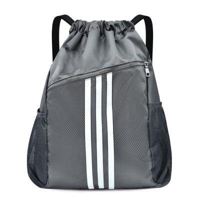 China Party Gift Bags Eco Friendly RPET Drawstring Backpack Drawstring Gift Bag Custom Sports Backpack for sale