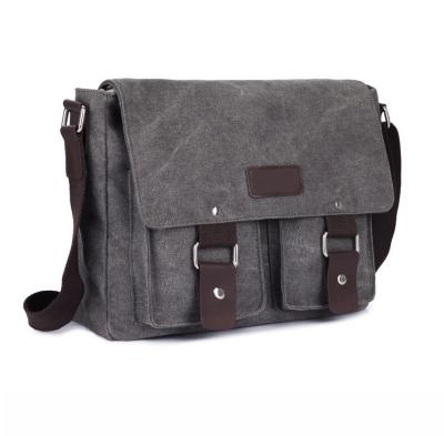 China Cotton + Leather Popular Messenger Bag Cotton Mailing Bag Waterproof Men Travel Shoulder Bag for sale