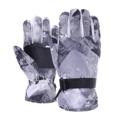 China OEM Men's Non-slip Windproof Waterproof Women Warm Ski Gloves Waterproof Snowboard Gloves for Winter Skiing Climbing Gloves for sale