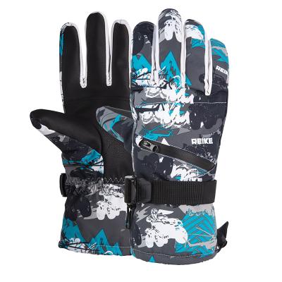 China OEM Winter Ski Gloves Men Women Outdoor Windproof Waterproof Motor Warm Gloves Non-slip Contact Snow Waterproof Windproof for sale