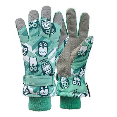 China New Sports Ski Gloves For Kids Outdoor Ski Gloves Kids Windproof Waterproof Winter Children Non-slip Windproof Waterproof OEM for sale