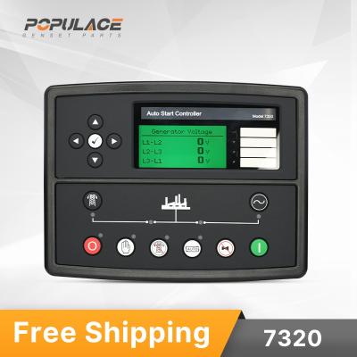 China POPULACE Genset Control ATS Remote Generator Controller Panel Module LCD Controladores Deepsea Controller 7320 mkii DSE 7320 en venta