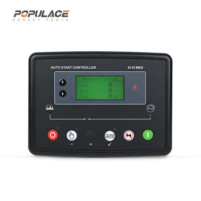 China POPULACE Genset Control ATS Remote Generator Controller Panel Module LCD Controladores Deepsea Controller DSE 6110 MKII en venta