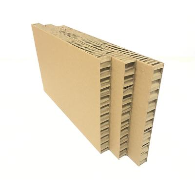 China Recycled Kraft Materials 20mm Paper Honeycomb Core High Strength Customized Cardboard for sale