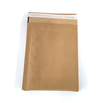 China Factory Recyclable Custom Degradable Kraft Paper Courier Package Envelope Cellular Bags for sale